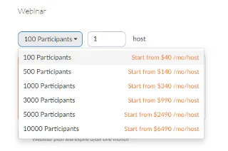 Ali je Zoom Webinar brezplačen? In kakšna je najnižja cena, če ne?