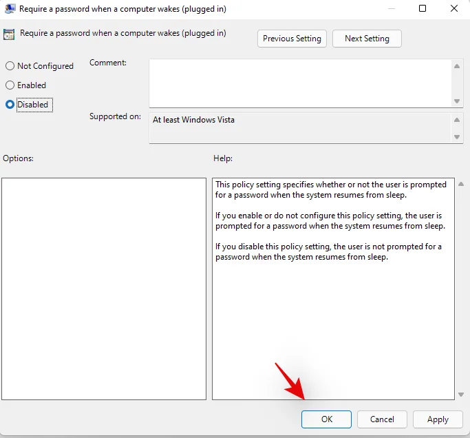 Πώς να απενεργοποιήσετε τον κωδικό πρόσβασης των Windows 11 μετά την αναστολή λειτουργίας: Απενεργοποιήστε τον κωδικό πρόσβασης κατά την αφύπνιση