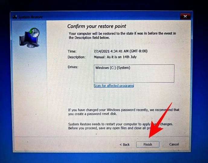 Hvernig á að búa til endurheimtarpunkt í Windows 11