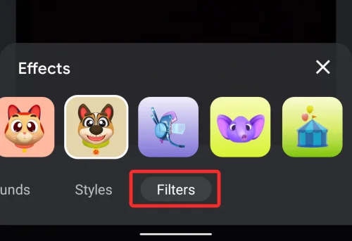 Si të aplikoni një fytyrë kafshe në Google Meet