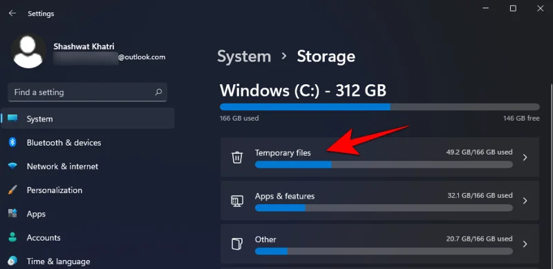 Kako odstraniti prejšnje namestitvene datoteke sistema Windows v sistemu Windows 11