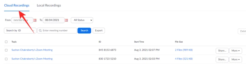 Snemanje v oblaku v Zoomu: vse, kar morate vedeti