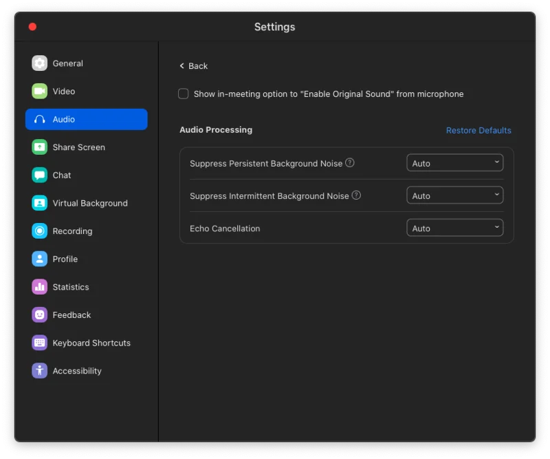 Πώς να ενεργοποιήσετε την Ακύρωση θορύβου για συσκέψεις στο Zoom