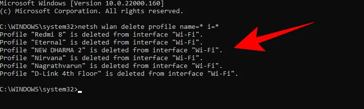 Kako pozabiti omrežje v sistemu Windows 11