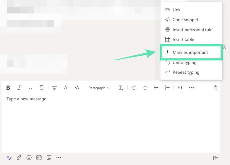 Si të shënoni një mesazh të dërguar si "I rëndësishëm" në Ekipet e Microsoft