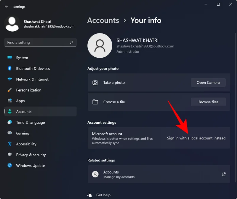 Hvernig á að búa til nýjan notanda á Windows 11 (staðbundið eða á netinu)