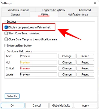Prosessorin lämpötilan tarkistaminen ja näyttäminen Windows 11:ssä