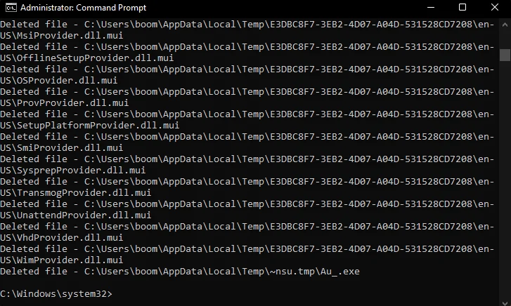 Kako izbrisati začasne datoteke v sistemu Windows 11
