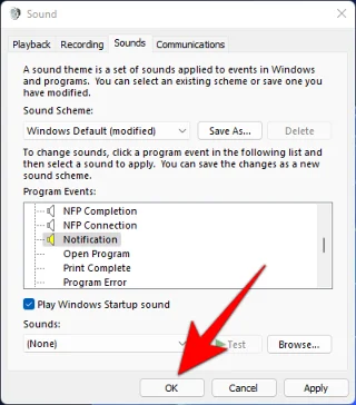Si të çaktivizoni tingujt e alarmit të Windows 11