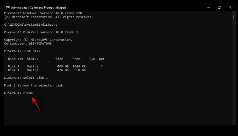 Kako izbrisati trdi disk v sistemu Windows 11