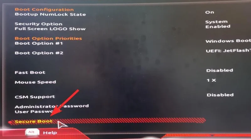 Kako omogočiti TPM 2.0 in varen zagon v BIOS-u za Windows 11
