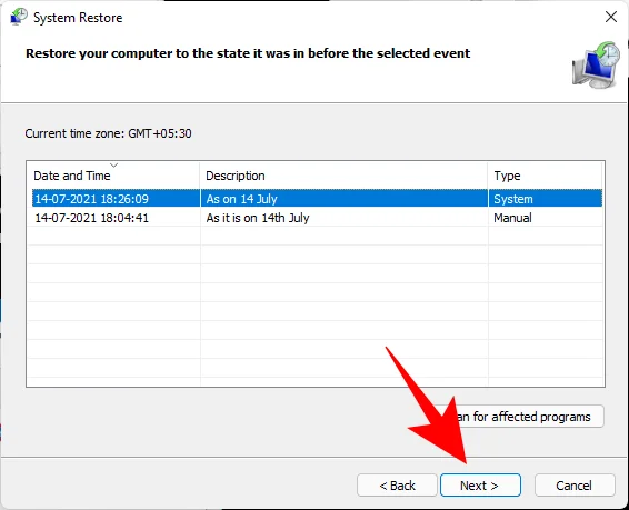 Hvernig á að búa til endurheimtarpunkt í Windows 11