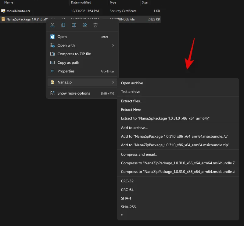 Kontekstni meni Windows 11: Kako dodati WinRAR ali 7-Zip v meni z desnim klikom