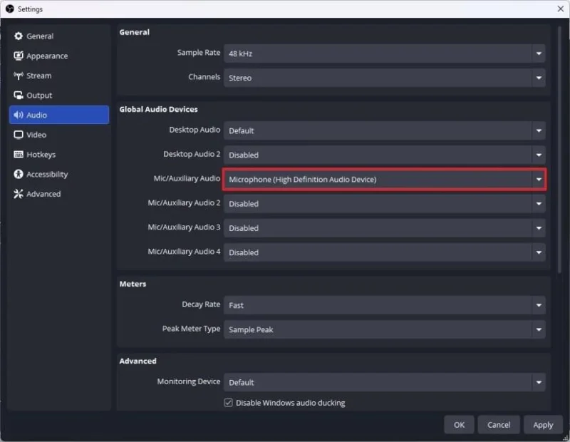 Jak nainstalovat OBS Studio ve Windows 11 – pro nahrávání a streamování videa