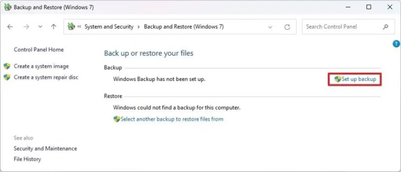 Kaip sukurti pilną atsarginę kopiją tinklo diske sistemoje „Windows 11“, 10