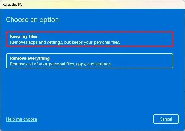 Xbox Ally X -käsikonsolin tehdasasetusten palauttaminen Windows 11:ssä