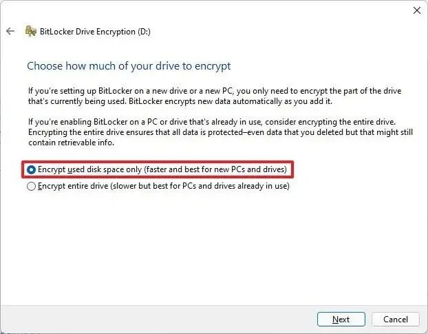 Kaip įjungti „BitLocker“ sistemoje „Windows 11“