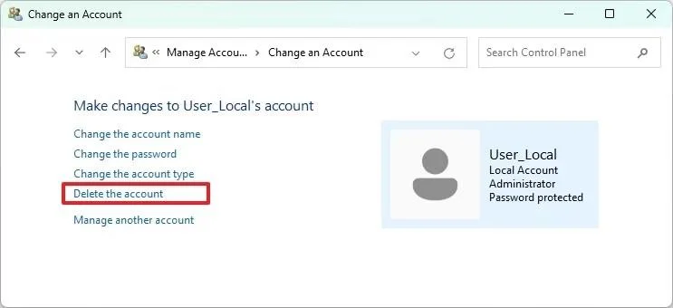 Sådan sletter du brugerkonti i Windows 11
