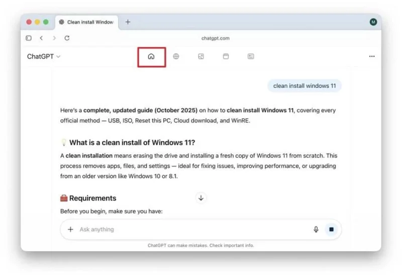 OpenAI запускає браузер ChatGPT Atlas на macOS, Windows 11 (буде доступний далі)