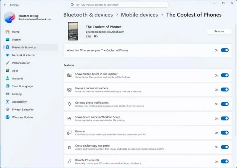 Windows 11 přidává funkci testu rychlosti internetu, ale je to jen další propojení s Bingem