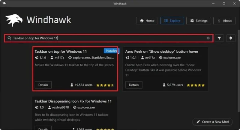 Kaip perkelti užduočių juostą į viršų arba į šoną sistemoje „Windows 11“