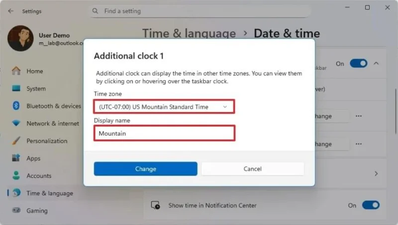 Kaip pridėti kelis laiko juostų laikrodžius sistemoje „Windows 11“