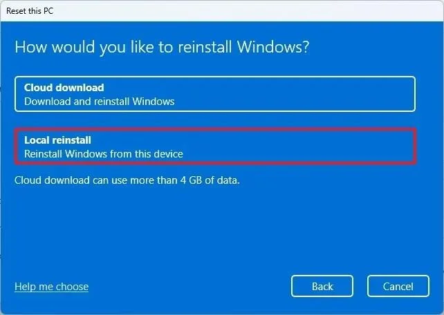 Kaip atkurti „Windows 11“ gamyklinius nustatymus, pašalinant viską