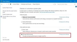 Ako povoliť režim napájania Ultimate Performance v systéme Windows 11, 10