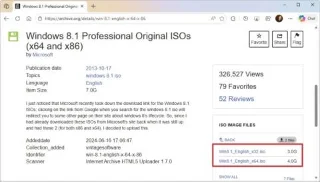 A Windows 8.1 (2026) hivatalos ISO fájljának letöltése