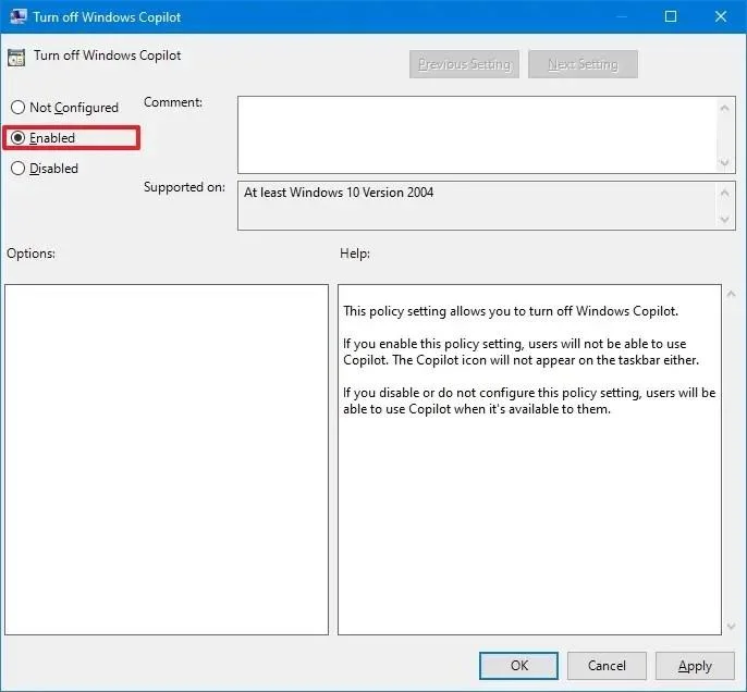 Jak zakázat (nebo odinstalovat) Windows 10 Copilot z hlavního panelu
