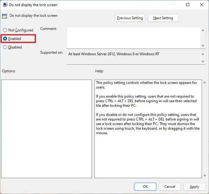 Як вимкнути екран блокування у Windows 11