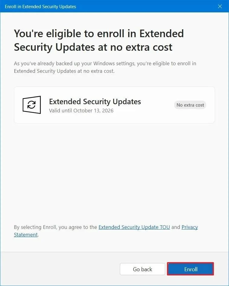 Kaip užsiregistruoti norint gauti nemokamus išplėstinius saugos naujinimus (ESU) pasibaigus „Windows 10“ palaikymui