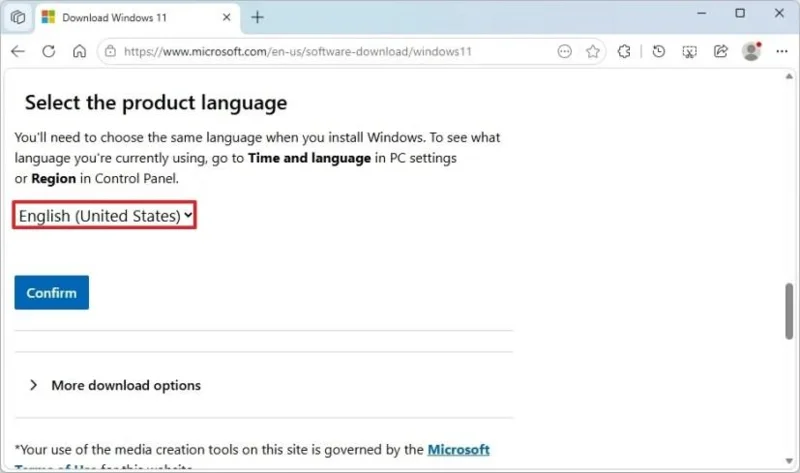 Tiesioginis „Windows 11“ ISO failo atsisiuntimas be medijos kūrimo įrankio