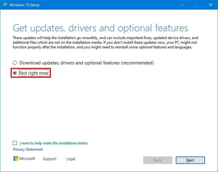Atlikite švarų „Windows 10“ (2026) diegimą