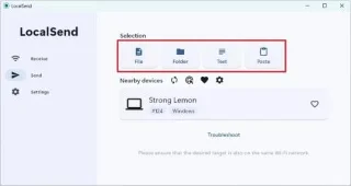 Kaip naudoti „LocalSend“ sistemoje „Windows 11“ failams perkelti tinkle