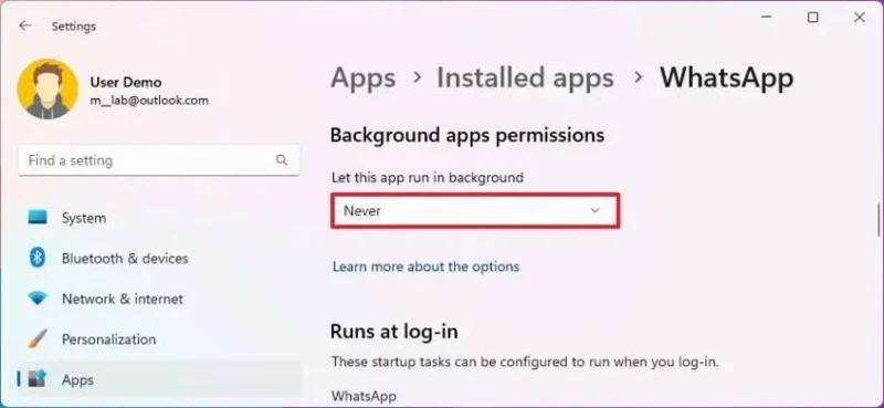 Jak zakázat aplikace na pozadí ve Windows 11