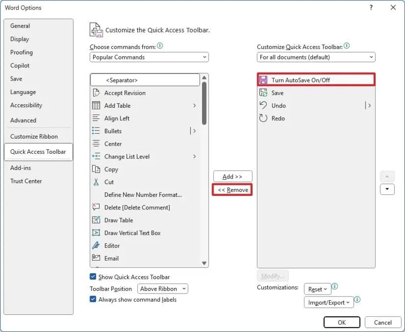 Як зупинити автоматичне збереження Word безпосередньо в OneDrive у Windows 11