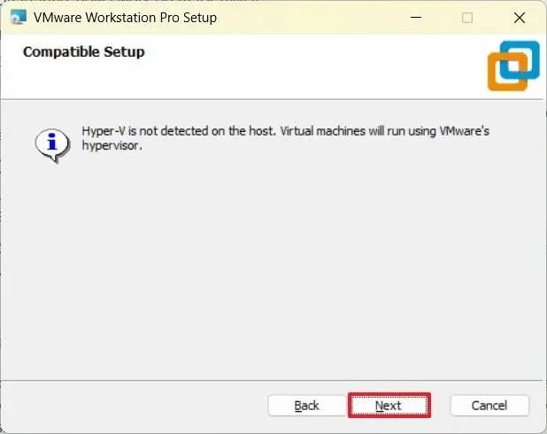 Kaip nemokamai atsisiųsti ir įdiegti „VMware Workstation Pro“ (25H2) sistemoje „Windows 11“