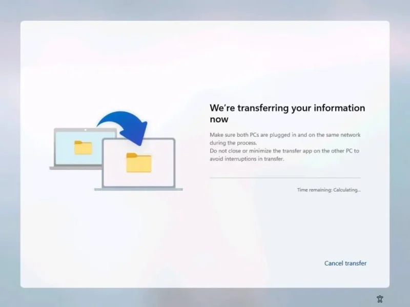 Windows 11 25H2 дозволить вам перенести дані зі старого ПК під час початкового налаштування Windows 11 25H2 дозволить вам перенести дані зі старого ПК під час початкового налаштування