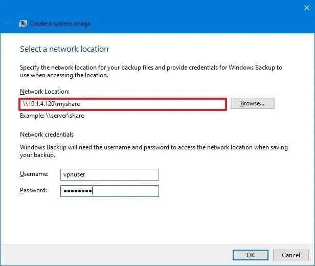 Kaip sukurti pilną atsarginę kopiją sistemoje „Windows 10“