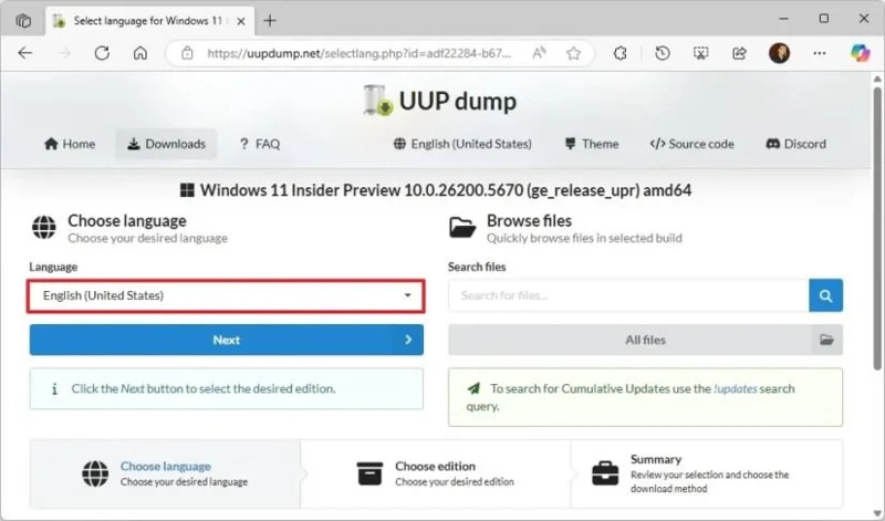 Kaip atsisiųsti „Windows 11 25H2“ ISO failą