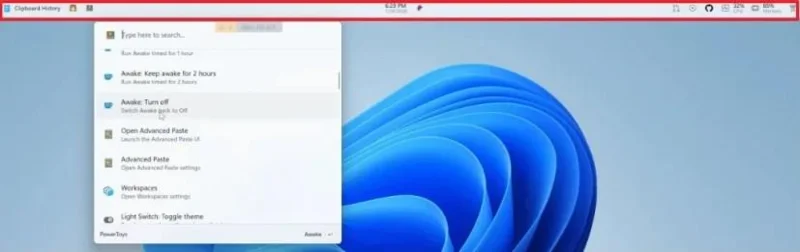 Microsoft zkoumá možnost přidání horního panelu nabídek do Windows 11 prostřednictvím PowerToys