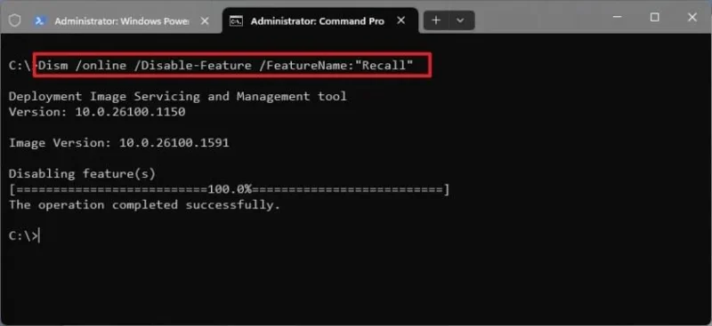 Visiškai pašalinkite „Recall“ funkciją sistemoje „Windows 11“ (3 būdai)