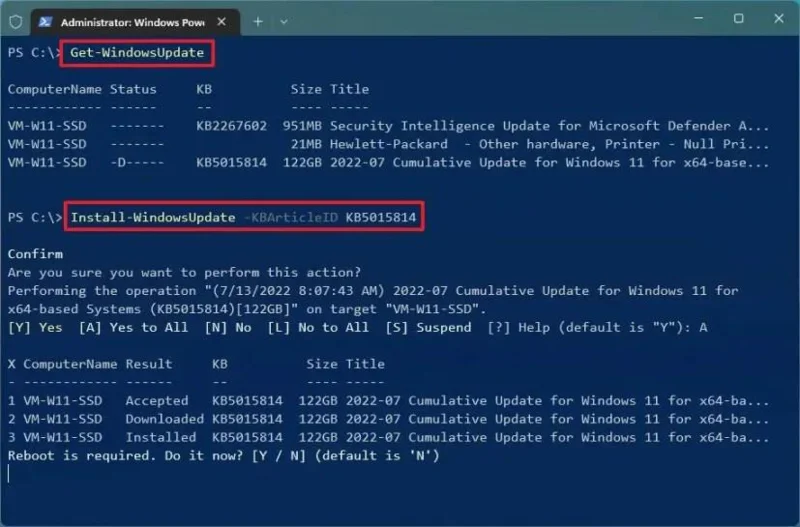 Kaip rankiniu būdu įdiegti naujinimus sistemoje „Windows 11“