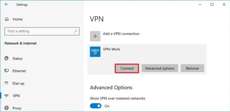 Як налаштувати VPN-з’єднання у Windows 10