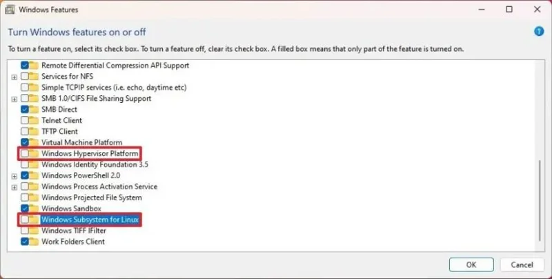 Як видалити WSL у Windows 11
