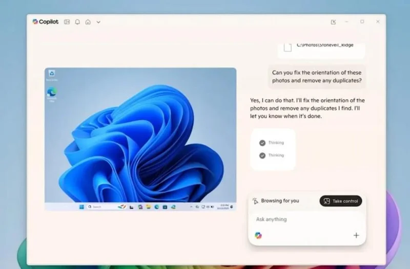Microsoft додає агентний ШІ до Windows 11 за допомогою дій Copilot та Hey Copilot.