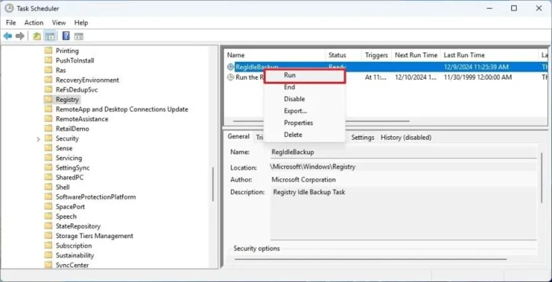 Jak povolit automatické zálohování registru ve Windows 11, 10