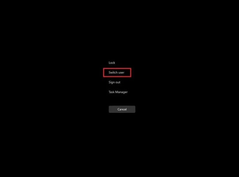 Як заблокувати, вийти з системи та переключити користувачів у Windows 11