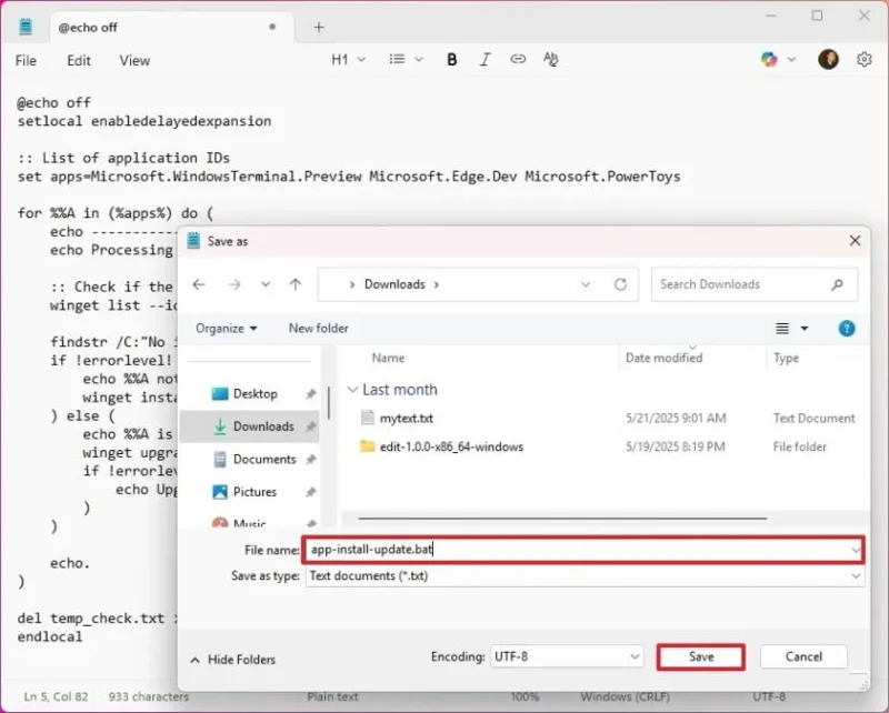 Як створити скрипт winget для автоматичного встановлення та оновлення програм у Windows 11